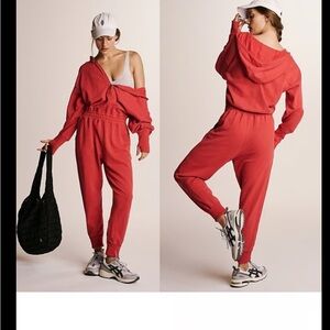 FP Movement by Free People Red Track Suit